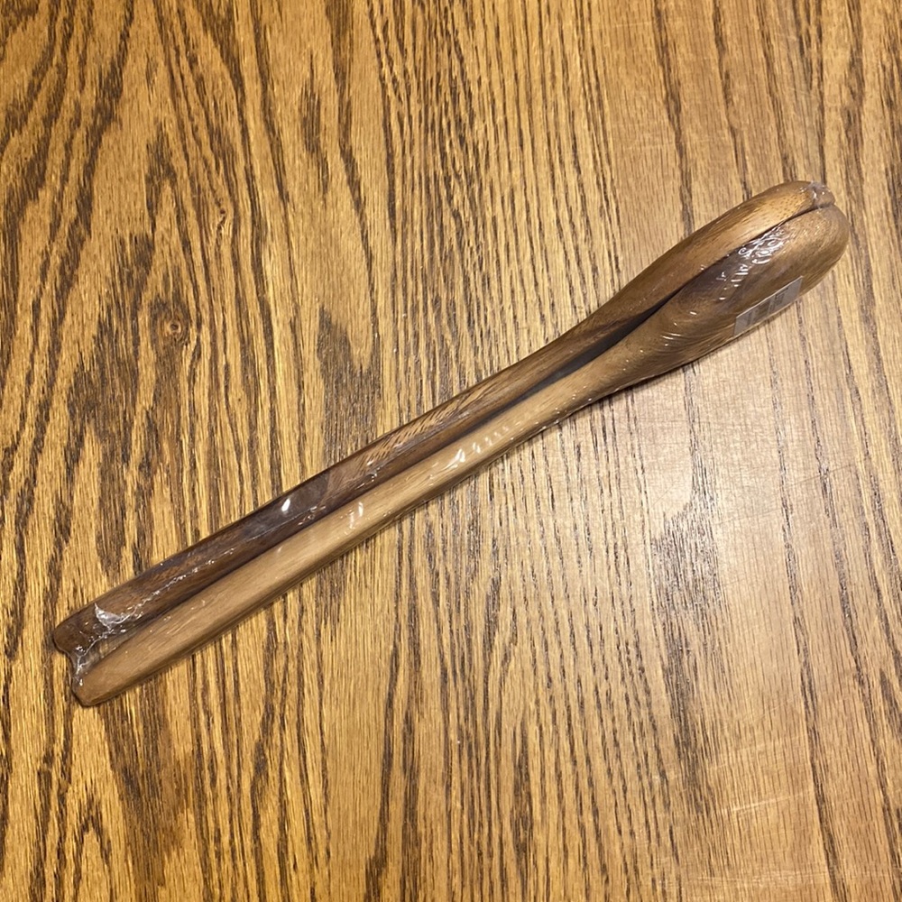 NWT Wooden salad serving utensils